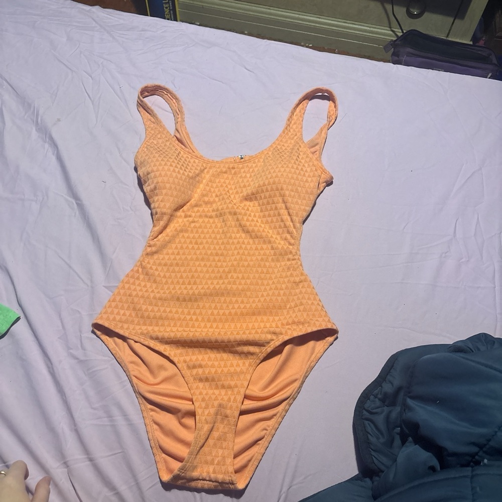 Women’s Orange One Piece Swimsuit